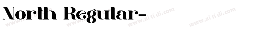 North Regular字体转换